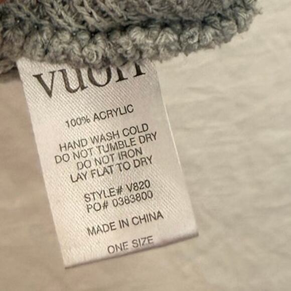 Vuori California Knit Beanie Gray Unisex Fall Winter - Picture 3 of 3